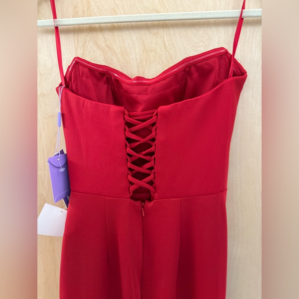 Ladivine Red Strapless Dress. - Picture 12 of 15